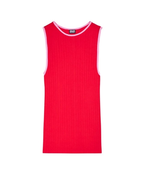 NØRGAARD PAA STRØGET NPS TANK TOP KONTRAST RED/LIGHT PINK